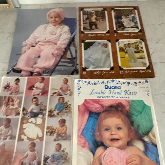 Babydays, For All My Children, Small-Fry, Lovable Hand Knits Patterns - Lot of 4 - Picture 10 of 16